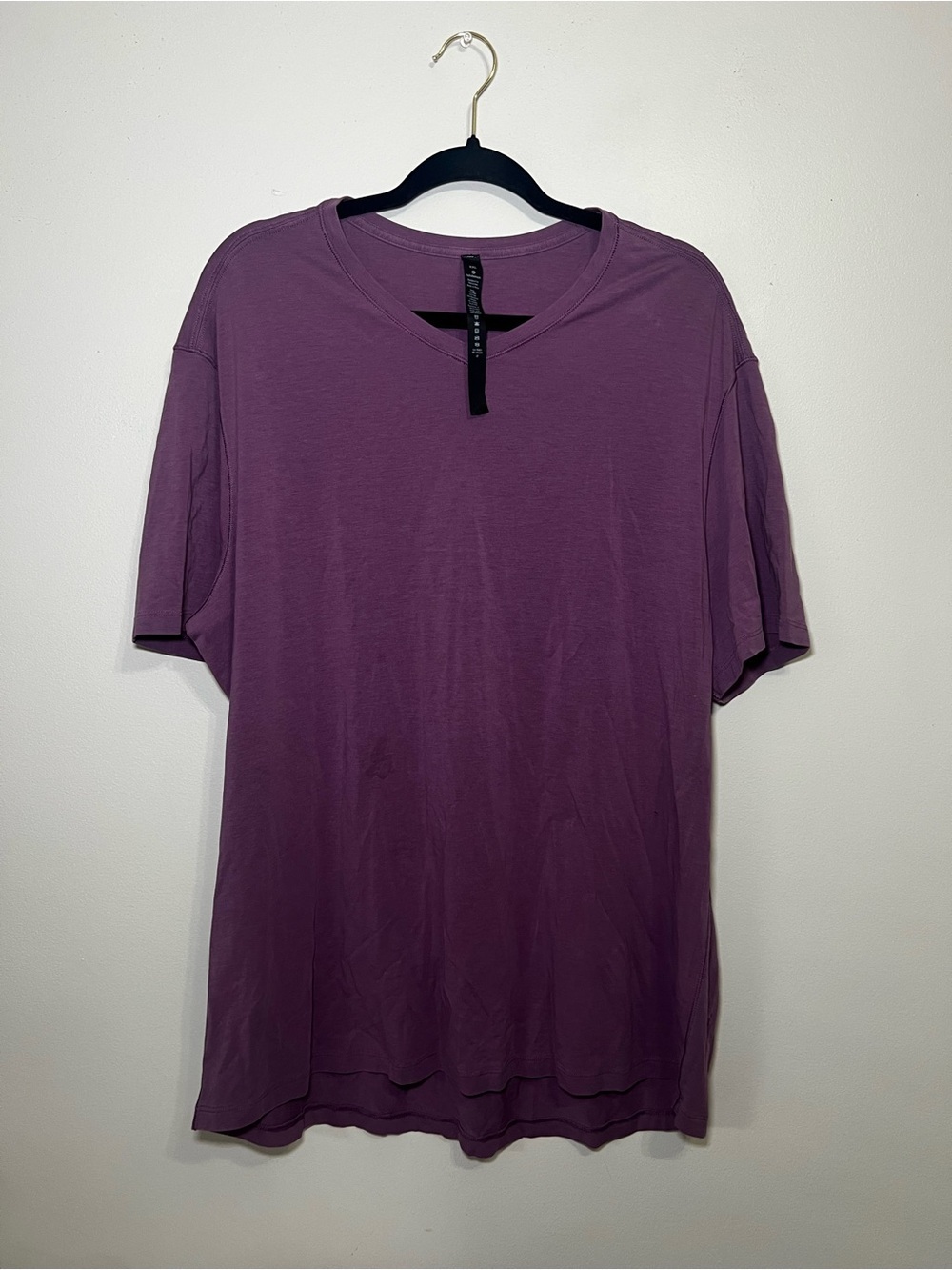 Lululemon Purple V-Neck Tee